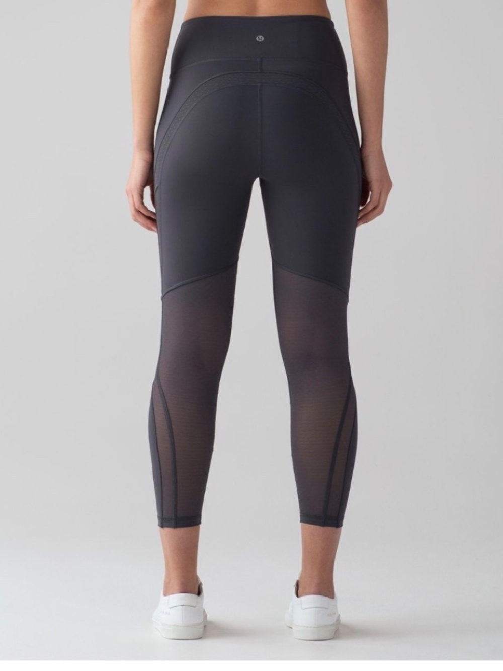 Lululemon Women’s Revitalize Tight Gray Legging back knee mesh size 8 - Picture 11 of 13